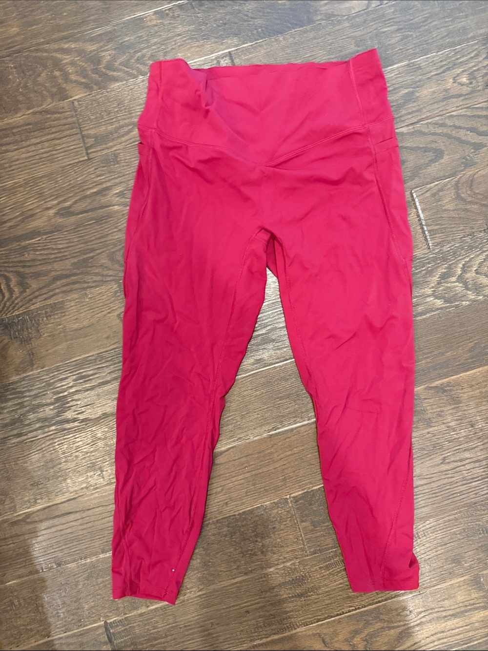 Hot Pink Halara 7/8 Length Athletic Leggings